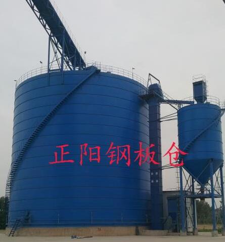 红毛镇大型矿粉钢板库