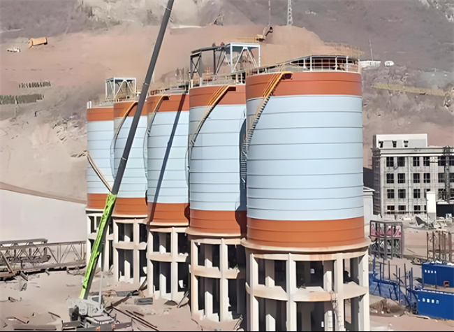 红毛镇高架钢板仓