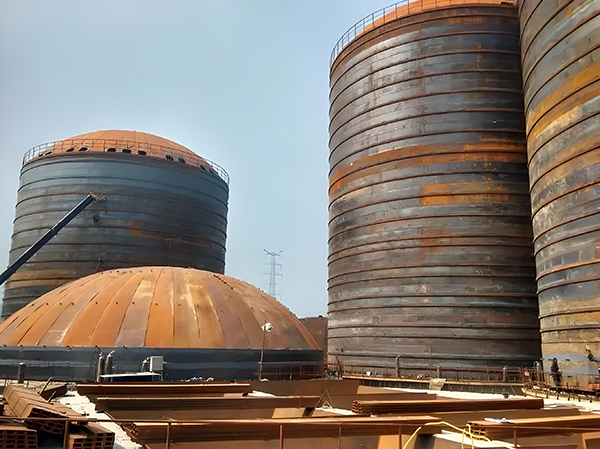 红毛镇焦粉钢板仓